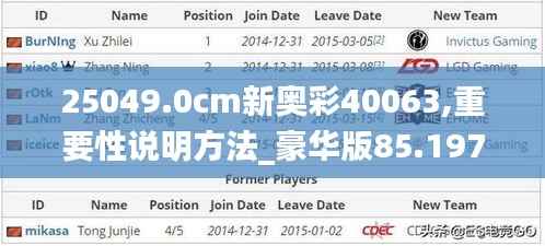 25049.0cm新奥彩40063,重要性说明方法_豪华版85.197