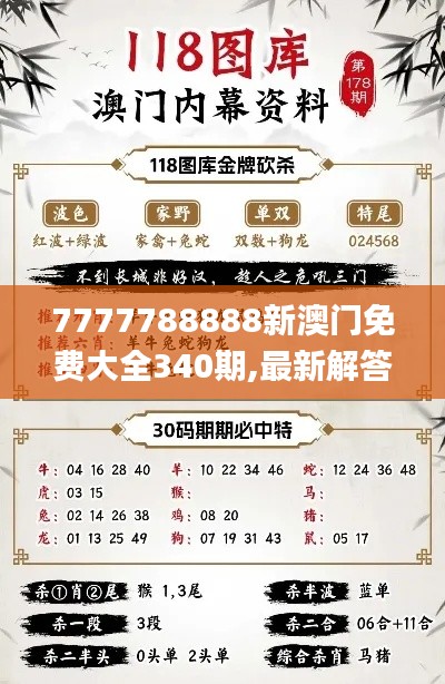 7777788888新澳门免费大全340期,最新解答方案_桌面款162.405-5