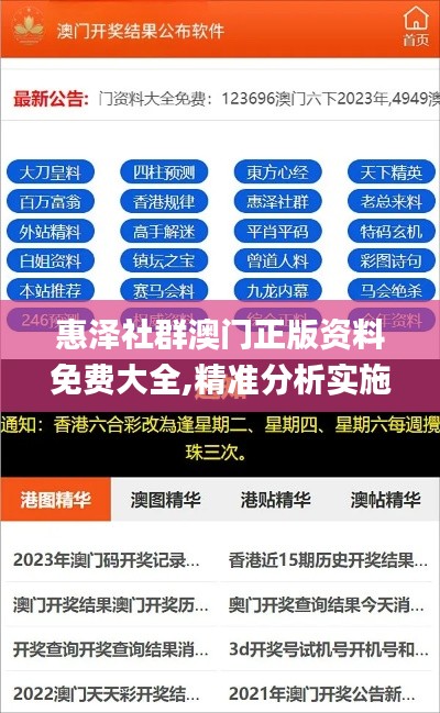 惠泽社群澳门正版资料免费大全,精准分析实施_D版5.861