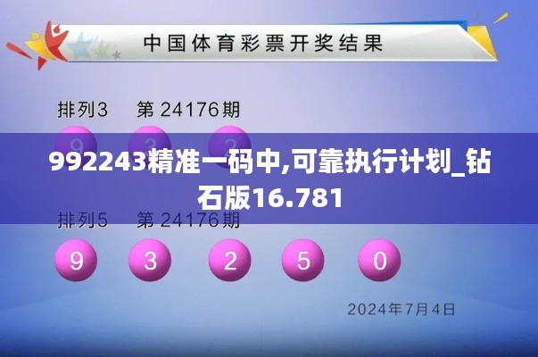 992243精准一码中,可靠执行计划_钻石版16.781