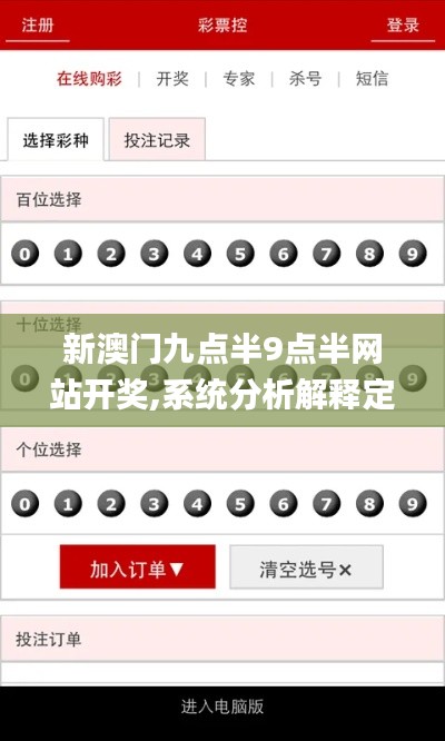 新澳门九点半9点半网站开奖,系统分析解释定义_WP2.237