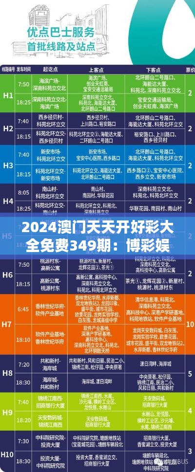 2024澳门天天开好彩大全免费349期:博彩娱乐新高潮