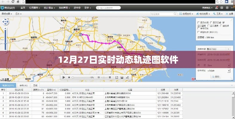 12月27日实时轨迹图软件更新动态