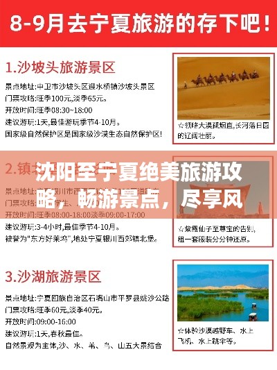 沈阳至宁夏绝美旅游攻略,畅游景点,尽享风情